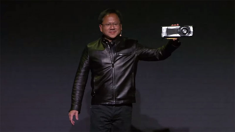Nothing is real until Nvidia CEO Jen-Hsun Huang holds it up on stage.